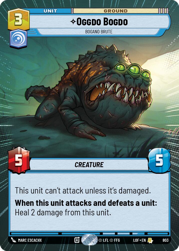 Oggdo Bogdo - Bogano Brute (803) (Hyperspace Foil) (803) [Legends of the Force] | Exor Games New Glasgow