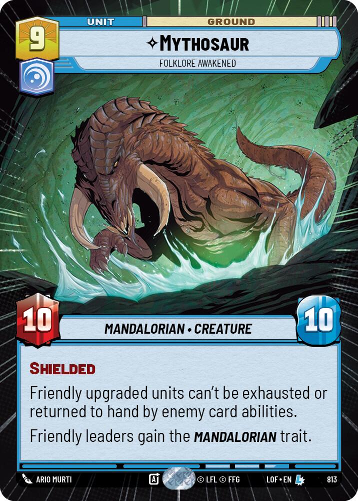 Mythosaur - Folklore Awakened (813) (Hyperspace Foil) (813) [Legends of the Force] | Exor Games New Glasgow