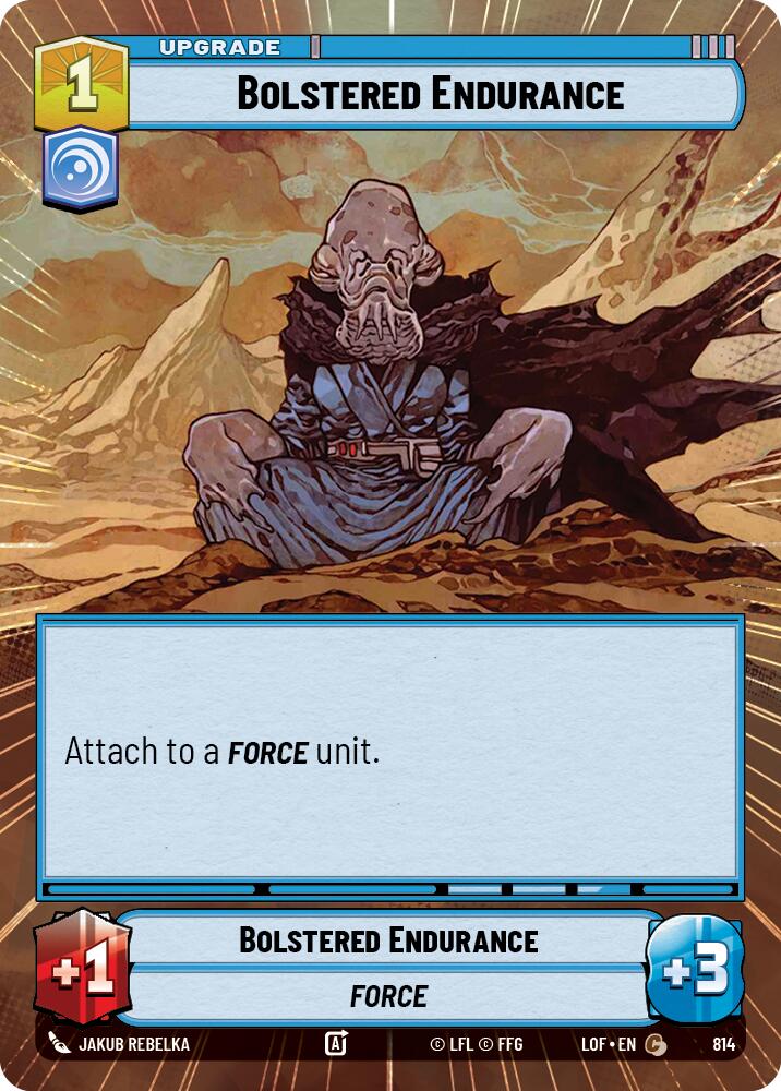 Bolstered Endurance (814) (Hyperspace Foil) (814) [Legends of the Force] | Exor Games New Glasgow