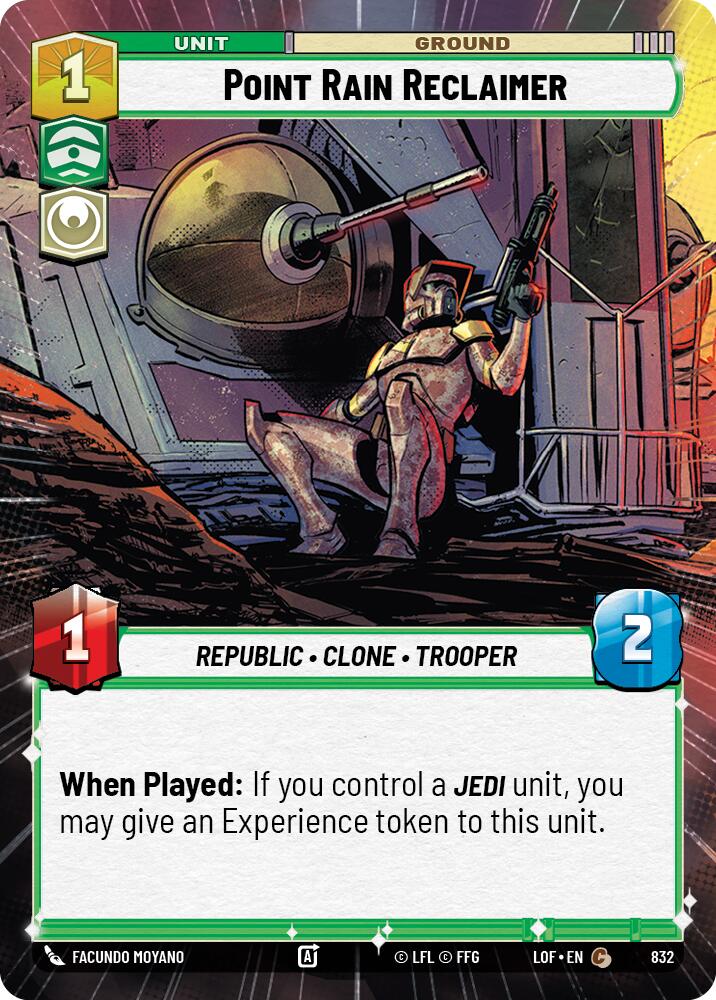 Point Rain Reclaimer (832) (Hyperspace Foil) (832) [Legends of the Force] | Exor Games New Glasgow