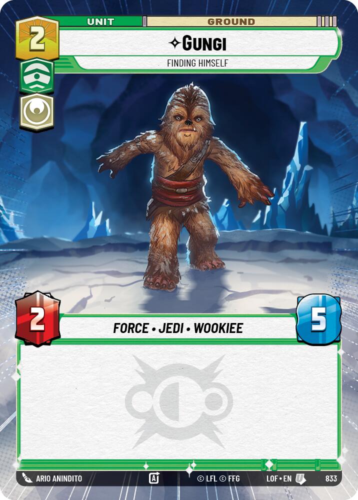 Gungi - Finding Himself (833) (Hyperspace Foil) (833) [Legends of the Force] | Exor Games New Glasgow
