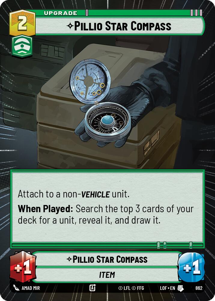 Pillio Star Compass (862) (Hyperspace Foil) (862) [Legends of the Force] | Exor Games New Glasgow