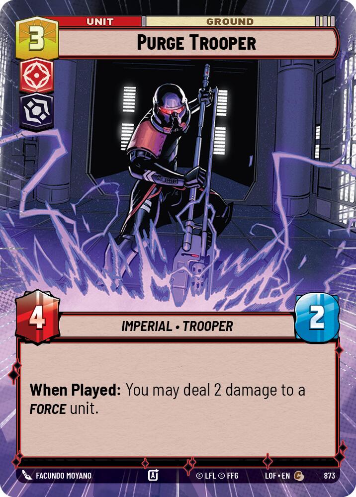 Purge Trooper (873) (Hyperspace Foil) (873) [Legends of the Force] | Exor Games New Glasgow