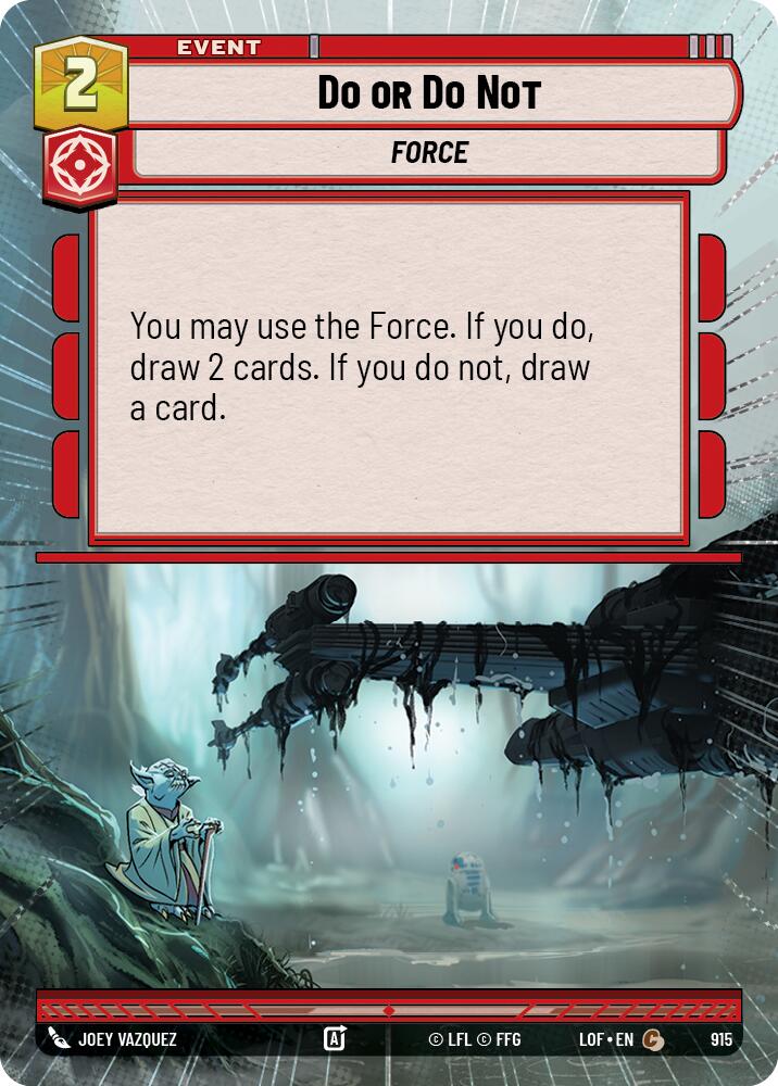 Do or Do Not (915) (Hyperspace Foil) (915) [Legends of the Force] | Exor Games New Glasgow
