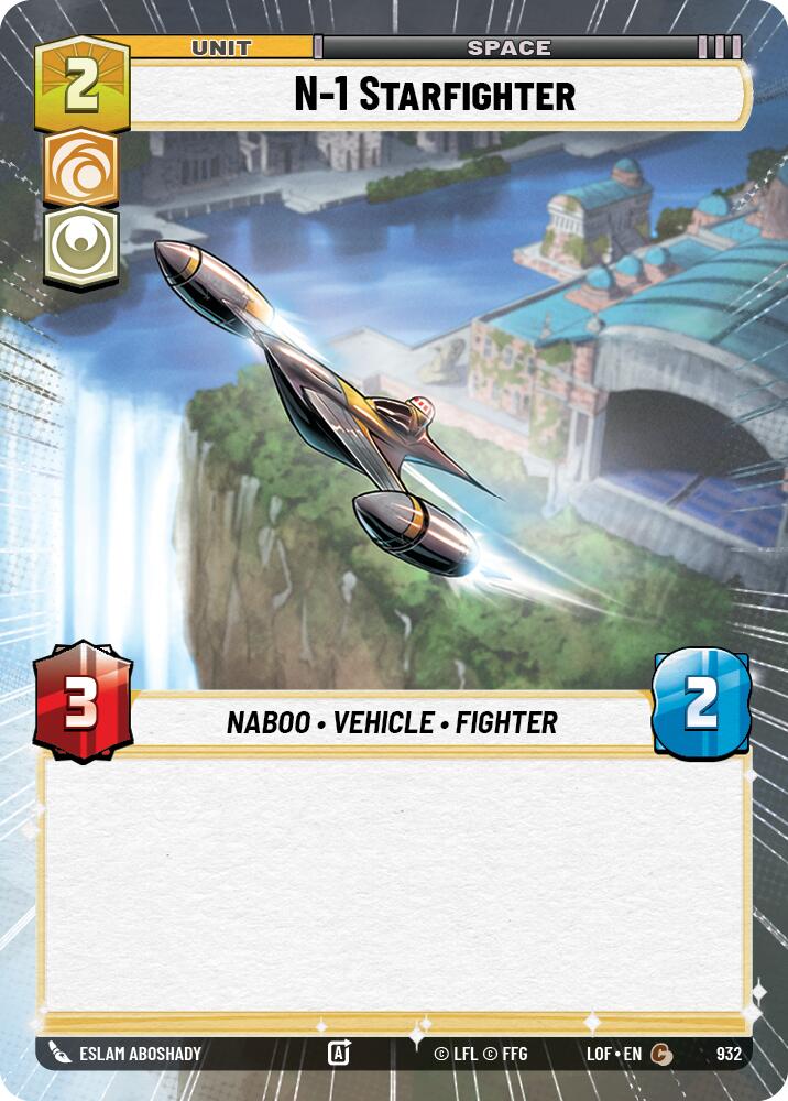 N-1 Starfighter (932) (Hyperspace Foil) (932) [Legends of the Force] | Exor Games New Glasgow