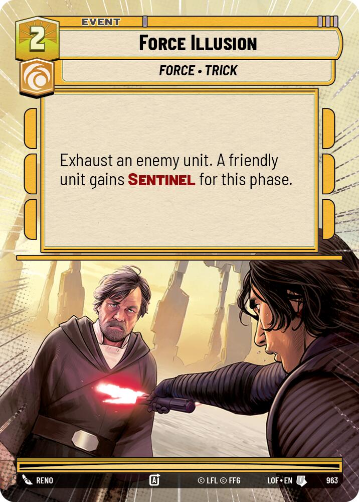 Force Illusion (963) (Hyperspace Foil) (963) [Legends of the Force] | Exor Games New Glasgow