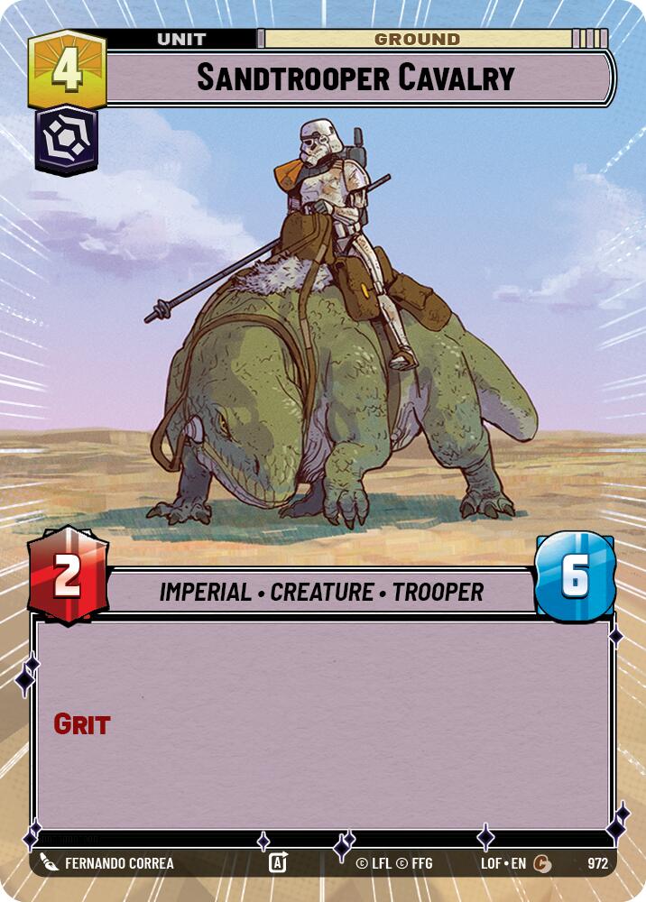Sandtrooper Cavalry (972) (Hyperspace Foil) (972) [Legends of the Force] | Exor Games New Glasgow