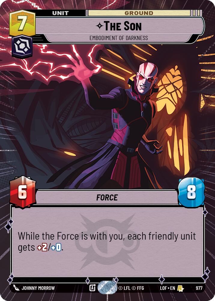 The Son - Embodiment of Darkness (977) (Hyperspace Foil) (977) [Legends of the Force] | Exor Games New Glasgow