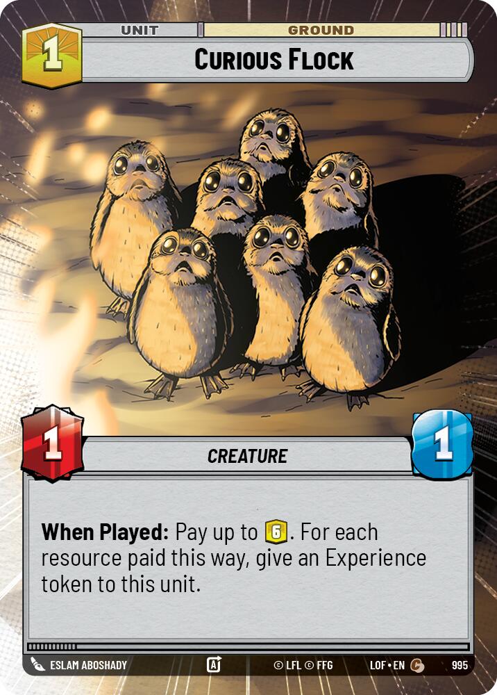 Curious Flock (995) (Hyperspace Foil) (995) [Legends of the Force] | Exor Games New Glasgow