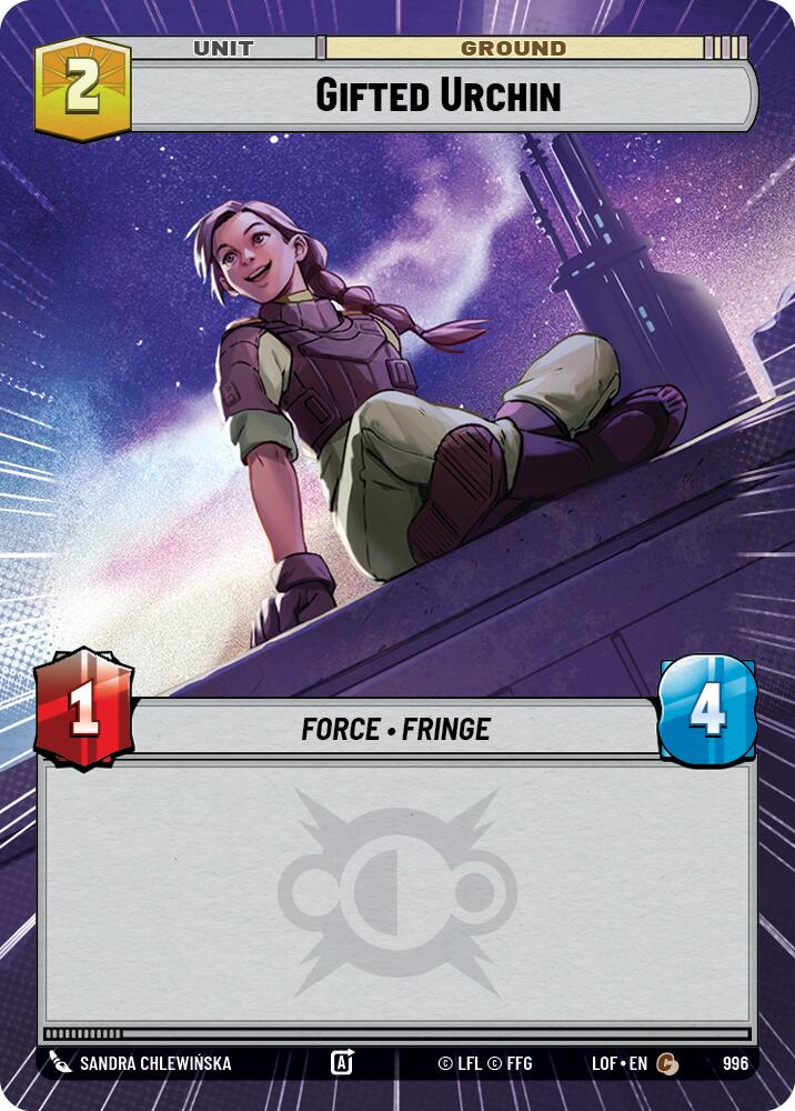 Gifted Urchin (996) (Hyperspace Foil) (996) [Legends of the Force] | Exor Games New Glasgow