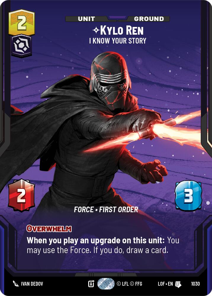 Kylo Ren - I Know Your Story (1030) (Prestige) (1030) [Legends of the Force] | Exor Games New Glasgow