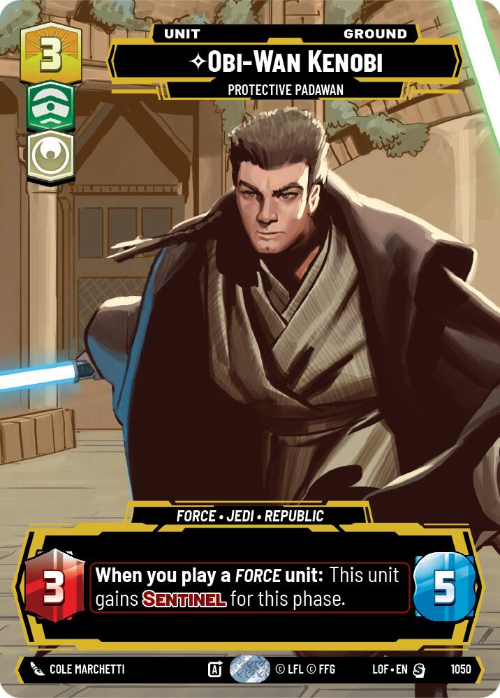 Obi-Wan Kenobi - Protective Padawan (1050) (Prestige) (1050) [Legends of the Force] | Exor Games New Glasgow