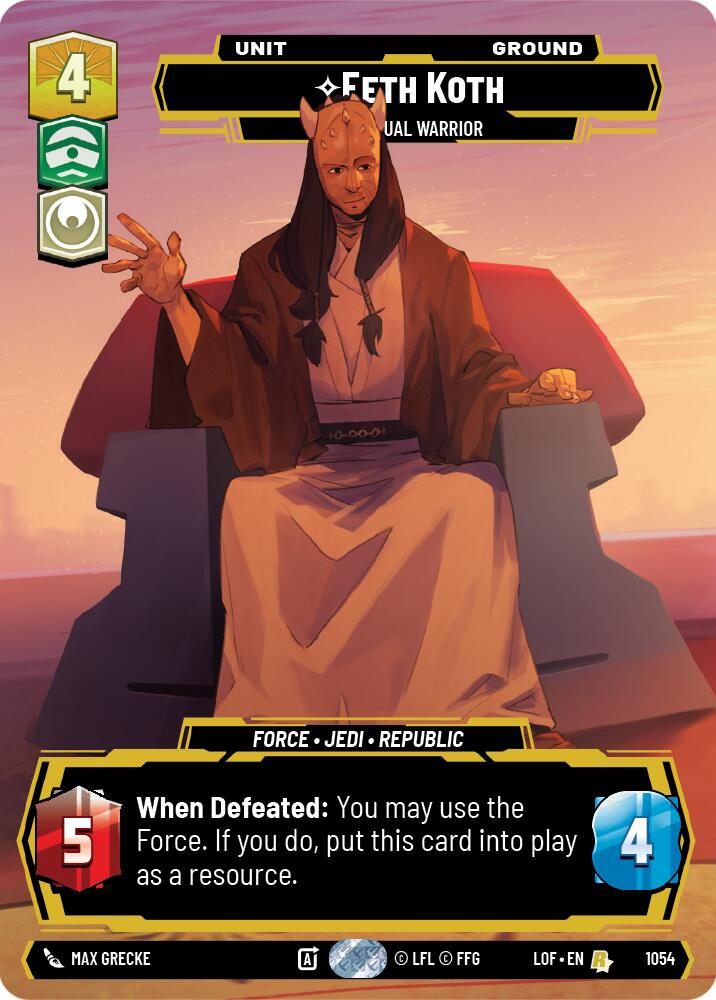 Eeth Koth - Spiritual Warrior (1054) (Prestige) (1054) [Legends of the Force] | Exor Games New Glasgow
