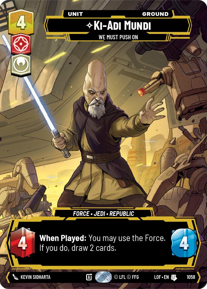 Ki-Adi-Mundi - We Must Push On (1058) (Prestige) (1058) [Legends of the Force] | Exor Games New Glasgow