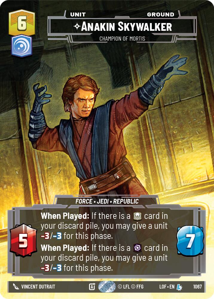 Anakin Skywalker - Champion of Mortis (1067) (Prestige) (1067) [Legends of the Force] | Exor Games New Glasgow