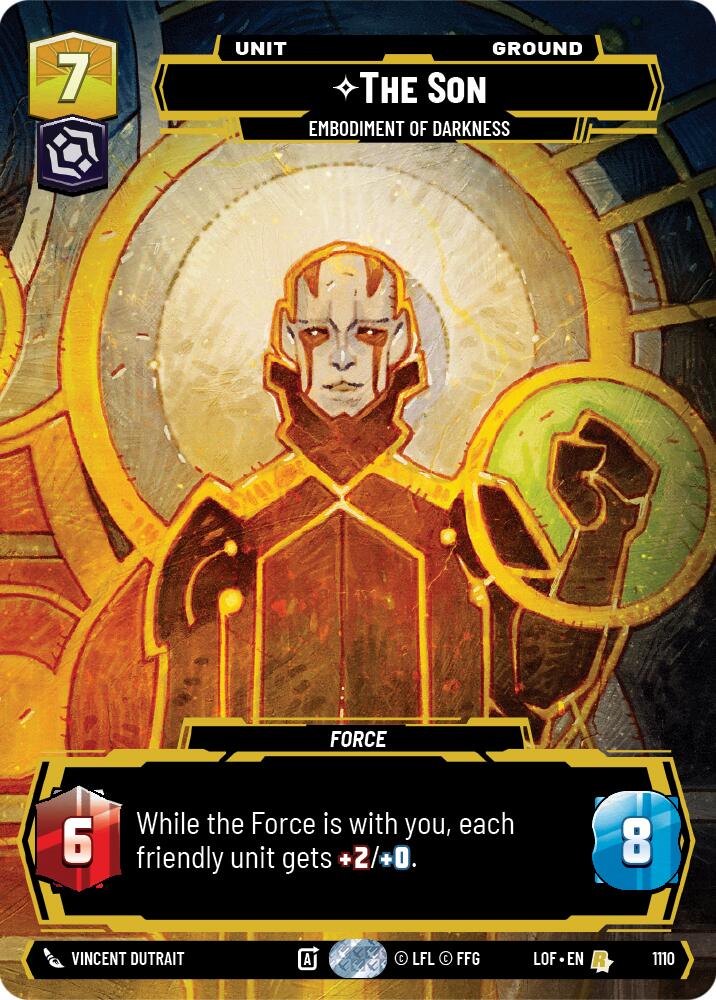 The Son - Embodiment of Darkness (1110) (Prestige Foil) (1110) [Legends of the Force] | Exor Games New Glasgow