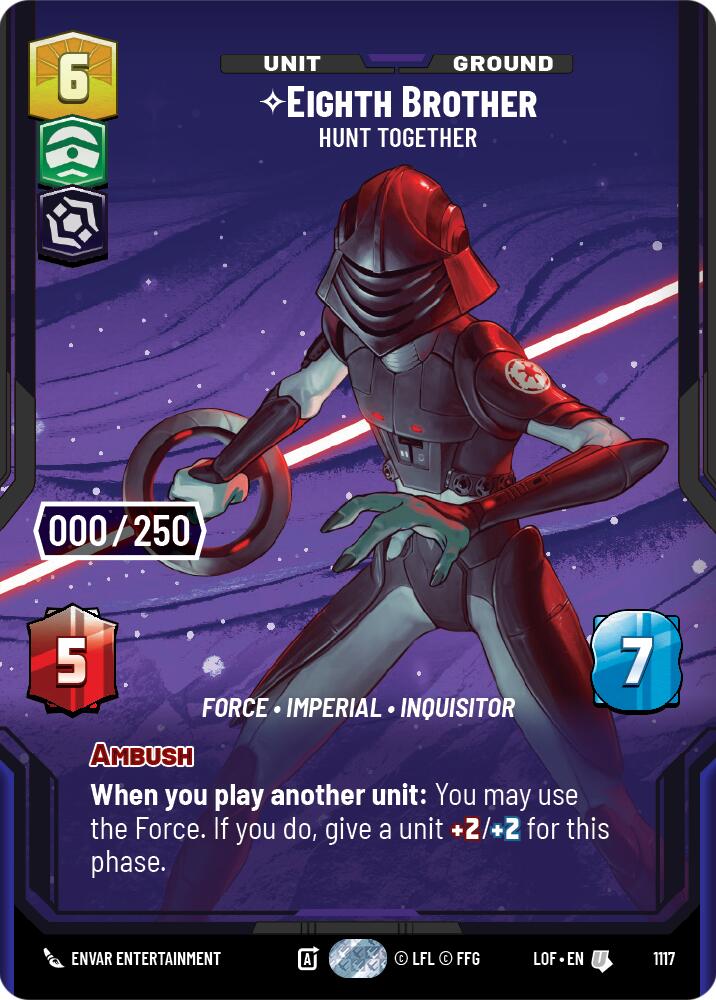 Eighth Brother - Hunt Together (1117) (Serialized) (1117) [Legends of the Force] | Exor Games New Glasgow