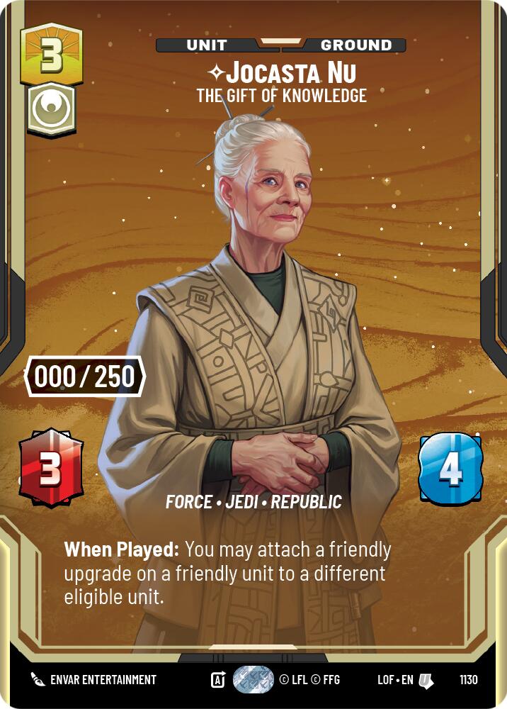 Jocasta Nu - The Gift of Knowledge (1130) (Serialized) (1130) [Legends of the Force] | Exor Games New Glasgow