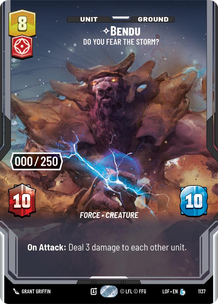 Bendu - Do You Fear the Storm? (1137) (Serialized) (1137) [Legends of the Force] | Exor Games New Glasgow