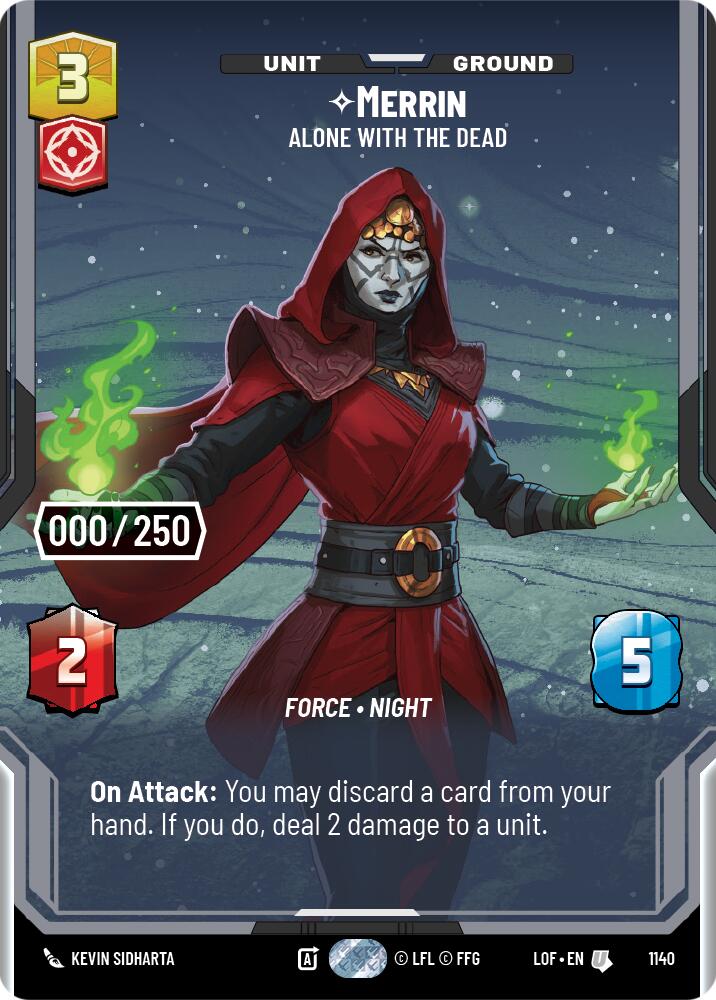 Merrin - Alone with the Dead (1140) (Serialized) (1140) [Legends of the Force] | Exor Games New Glasgow
