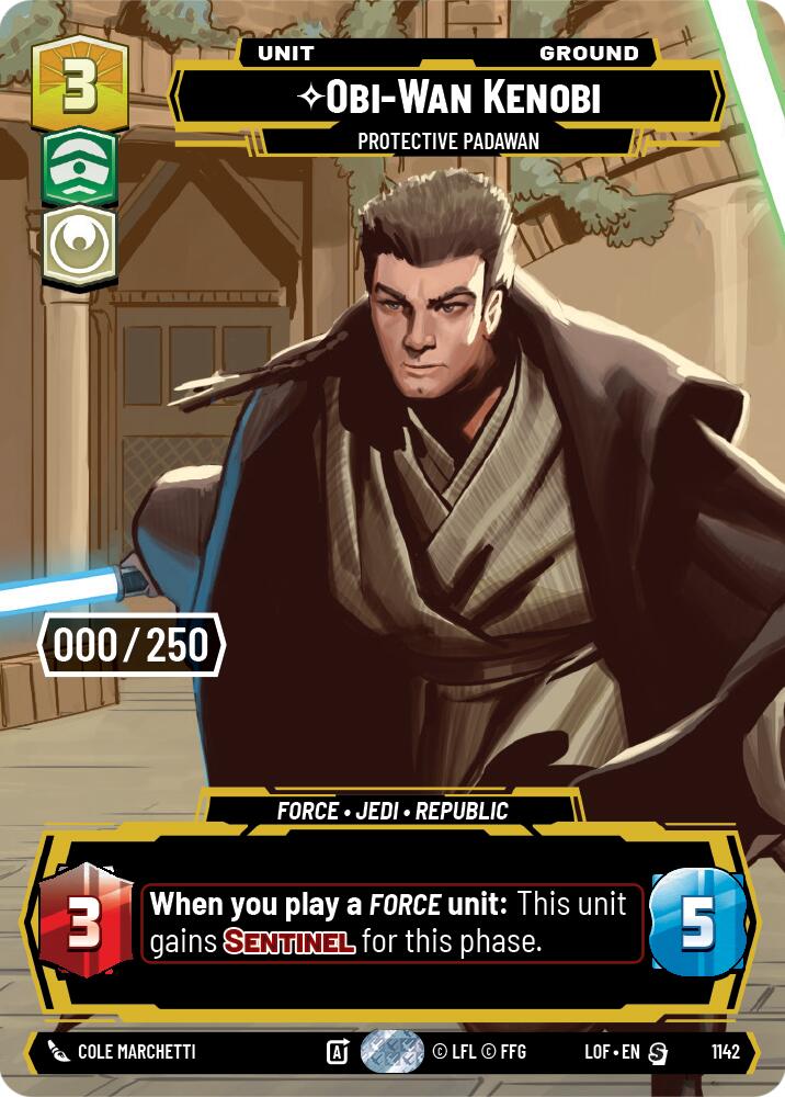 Obi-Wan Kenobi - Protective Padawan (1142) (Serialized) (1142) [Legends of the Force] | Exor Games New Glasgow