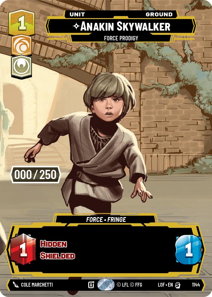 Anakin Skywalker - Force Prodigy (1144) (Serialized) (1144) [Legends of the Force] | Exor Games New Glasgow