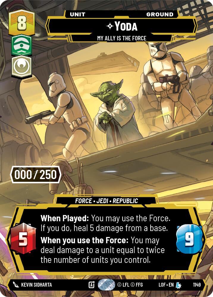 Yoda - My Ally is the Force (1149) (Serialized) (1149) [Legends of the Force] | Exor Games New Glasgow