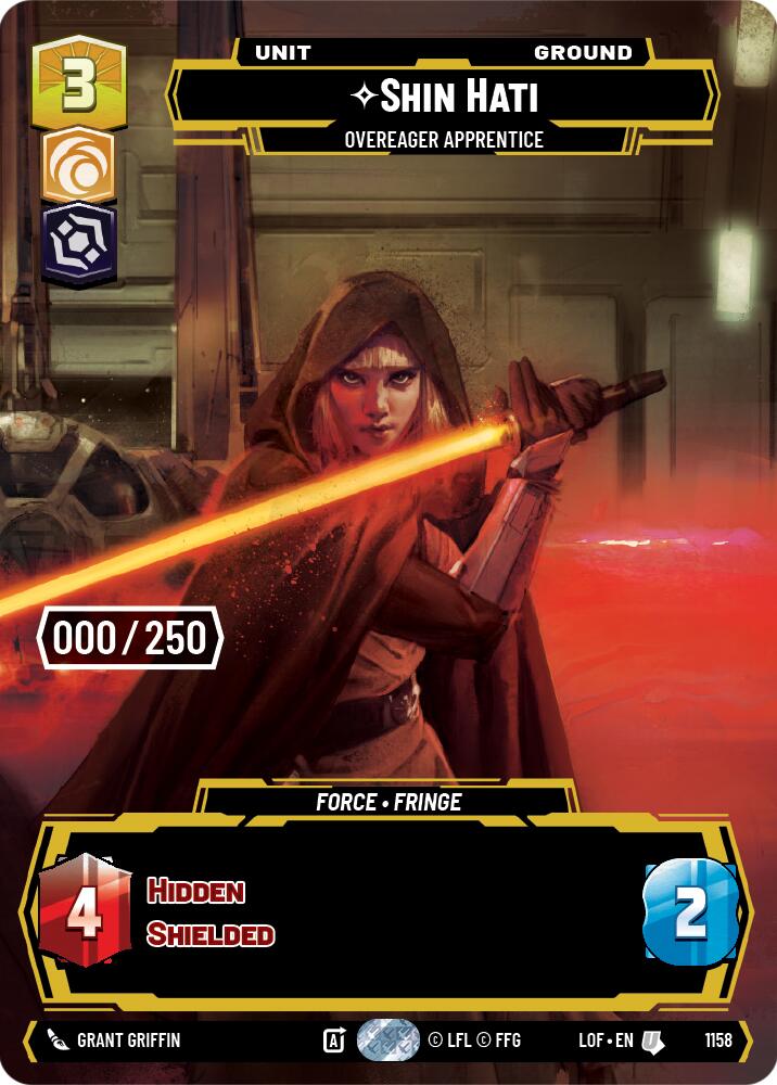 Shin Hati - Overeager Apprentice (1158) (Serialized) (1158) [Legends of the Force] | Exor Games New Glasgow