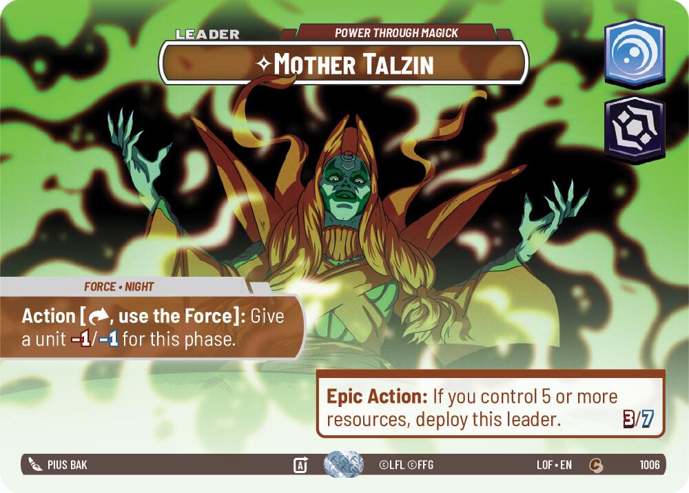 Mother Talzin - Power Through Magick (1006) (Showcase) (1006) [Legends of the Force] | Exor Games New Glasgow