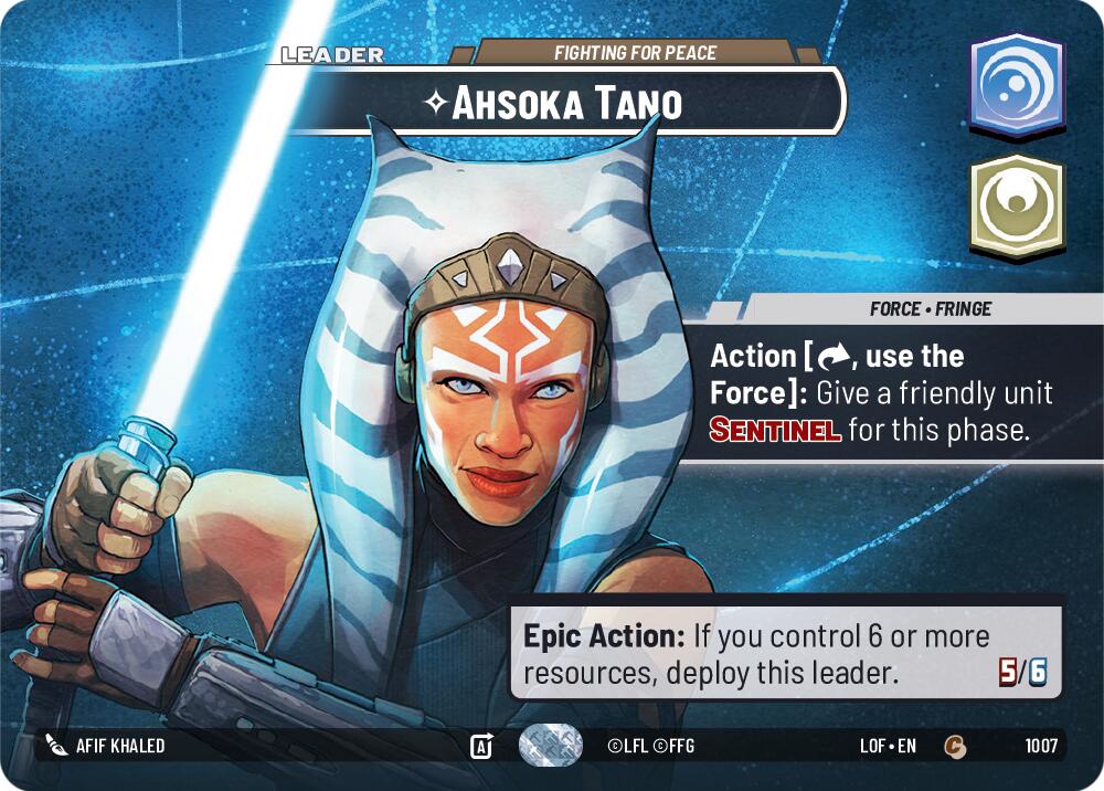 Ahsoka Tano - Fighting For Peace (1007) (Showcase) (1007) [Legends of the Force] | Exor Games New Glasgow