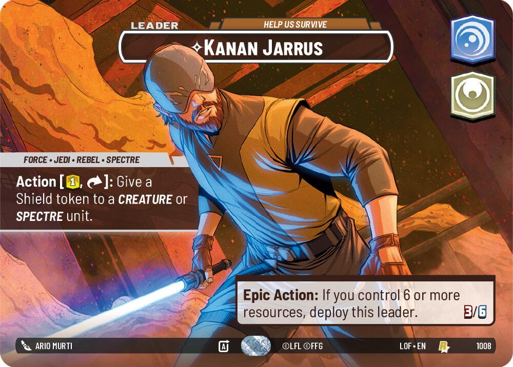 Kanan Jarrus - Help Us Survive (1008) (Showcase) (1008) [Legends of the Force] | Exor Games New Glasgow