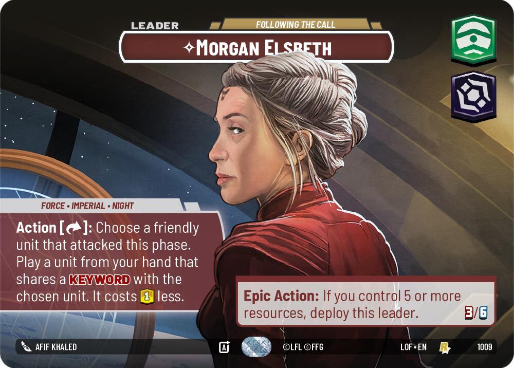 Morgan Elsbeth - Following the Call (1009) (Showcase) (1009) [Legends of the Force] | Exor Games New Glasgow