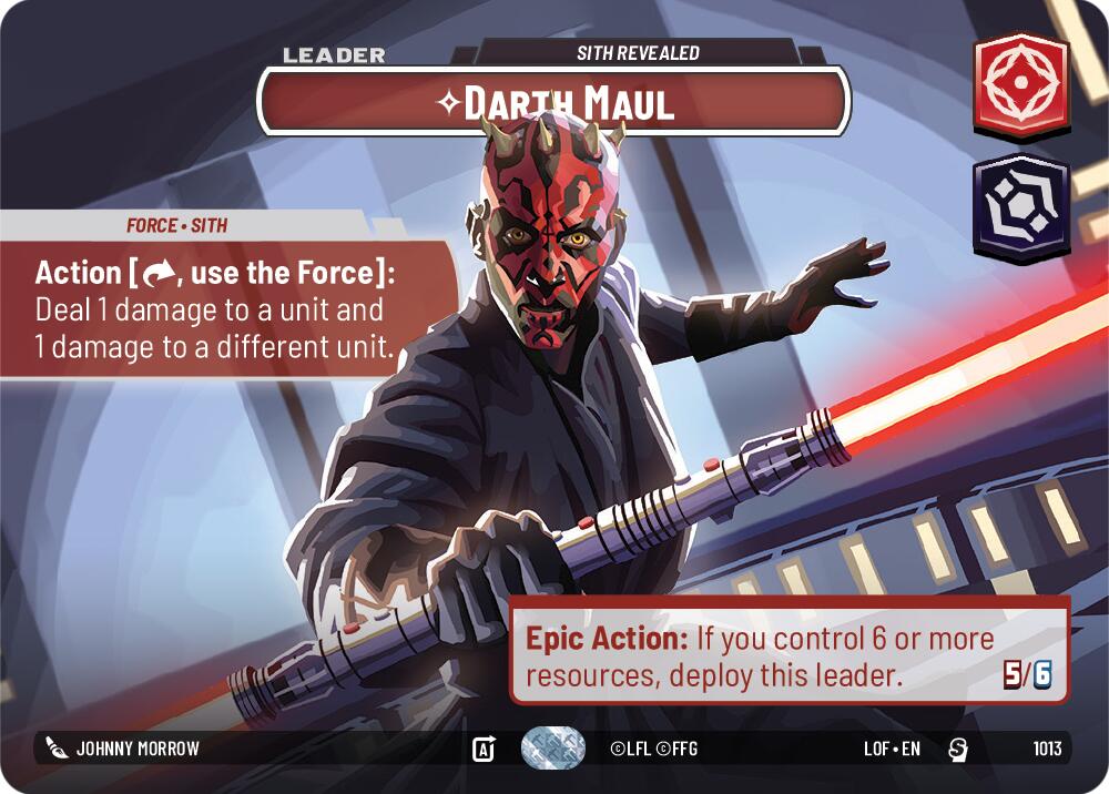 Darth Maul - Sith Revealed (1013) (Showcase) (1013) [Legends of the Force] | Exor Games New Glasgow