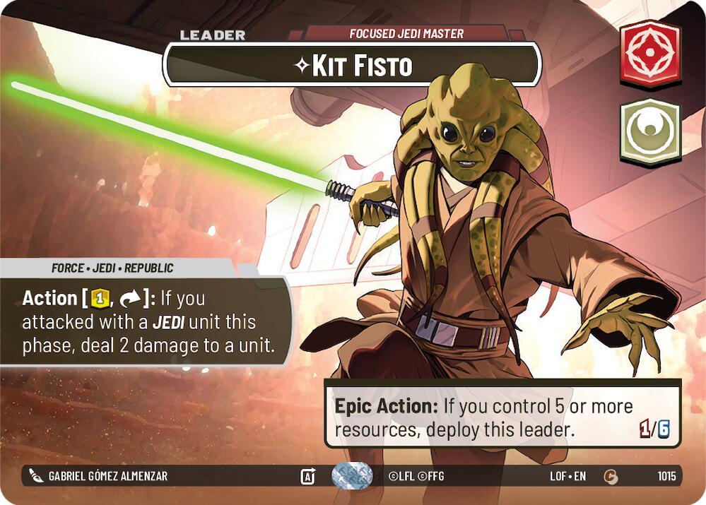 Kit Fisto - Focused Jedi Master (1015) (Showcase) (1015) [Legends of the Force] | Exor Games New Glasgow