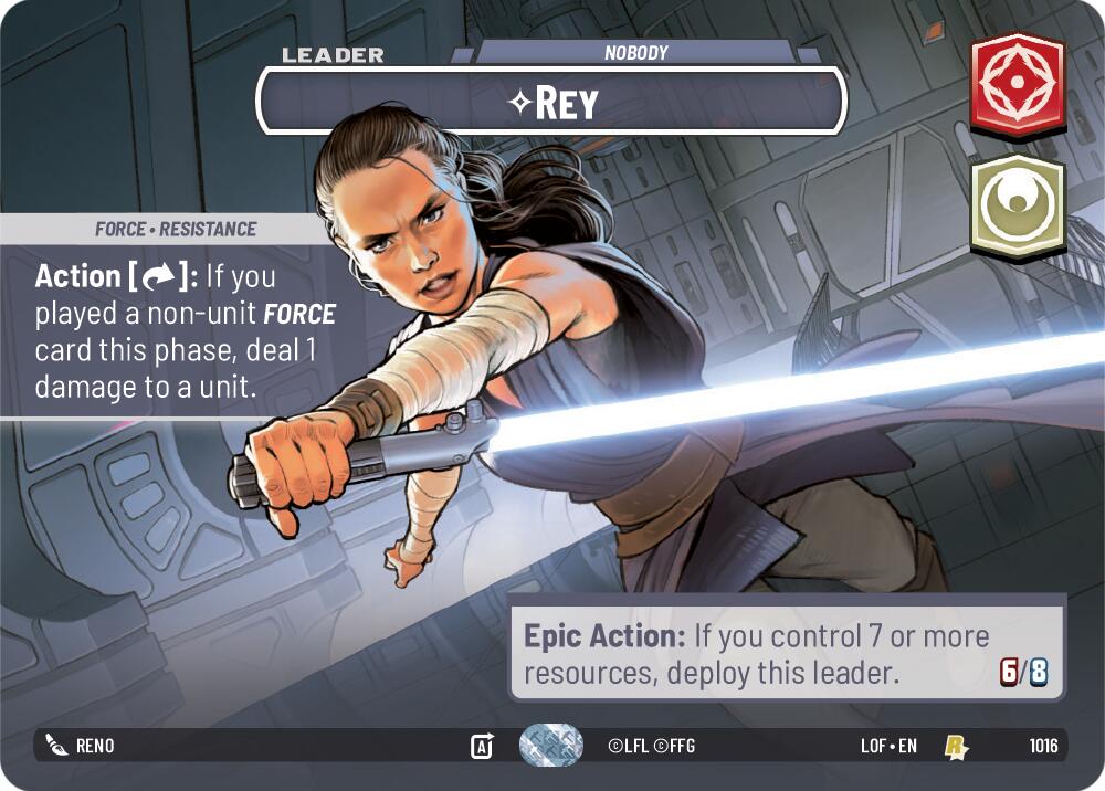 Rey - Nobody (1016) (Showcase) (1016) [Legends of the Force] | Exor Games New Glasgow
