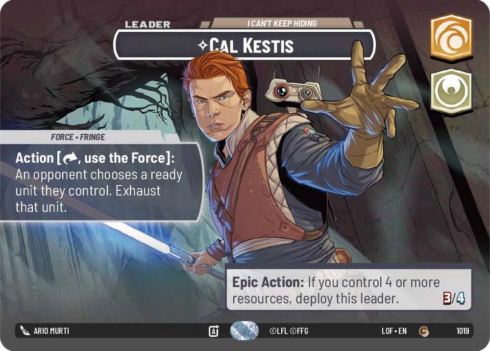 Cal Kestis - I Can't Keep Hiding (1019) (Showcase) (1019) [Legends of the Force] | Exor Games New Glasgow
