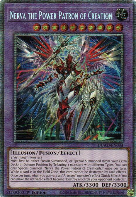 Nerva the Power Patron of Creation (Starlight Rare) [DUAD-EN033] Starlight Rare | Exor Games New Glasgow