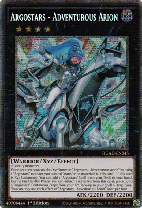 Argostars - Adventurous Arion (Starlight Rare) [DUAD-EN045] Starlight Rare | Exor Games New Glasgow