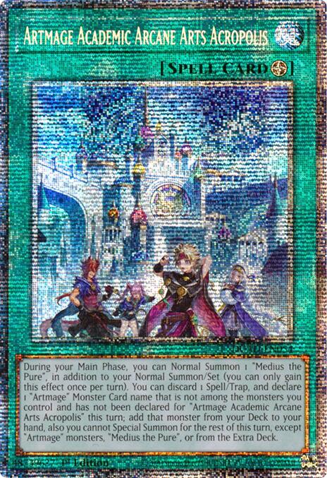 Artmage Academic Arcane Arts Acropolis (Starlight Rare) [DUAD-EN054] Starlight Rare | Exor Games New Glasgow