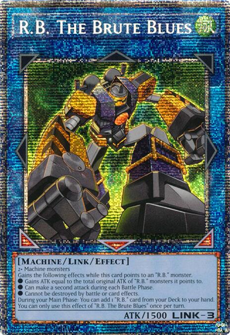 R.B. The Brute Blues (Starlight Rare) [DUAD-EN094] Starlight Rare | Exor Games New Glasgow