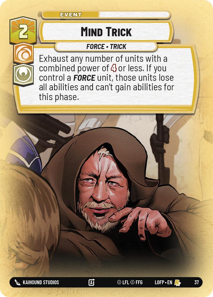 Mind Trick (37) (37) [Legends of the Force: Weekly Play] | Exor Games New Glasgow