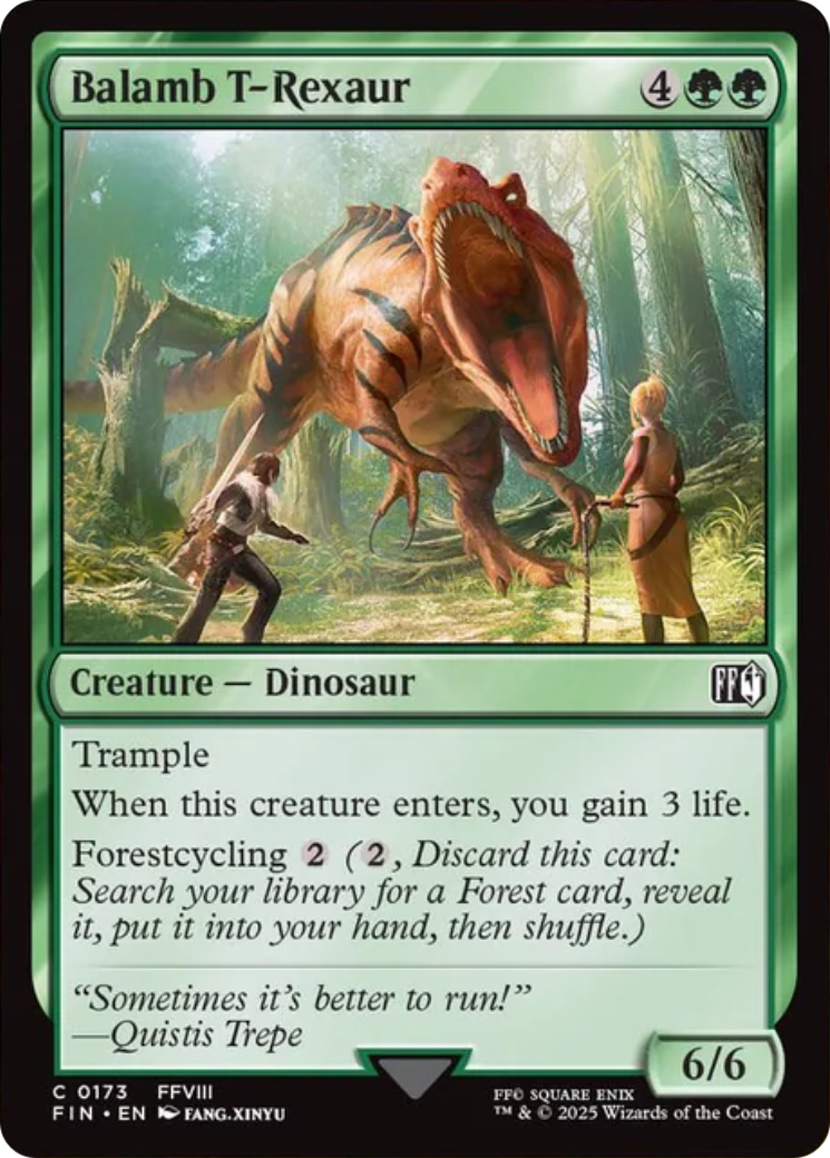 Balamb T-Rexaur [FINAL FANTASY] | Exor Games New Glasgow