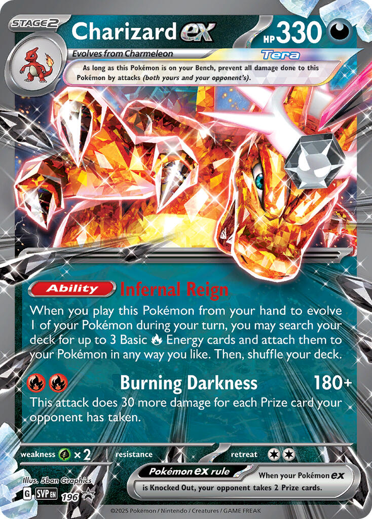 Charizard EX (196) [Scarlet & Violet: Black Star Promos] | Exor Games New Glasgow