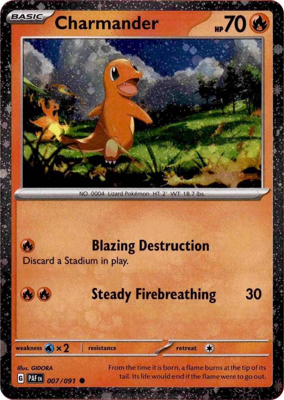 Charmander (007/091) (Cosmos Holo) [Miscellaneous Cards] | Exor Games New Glasgow