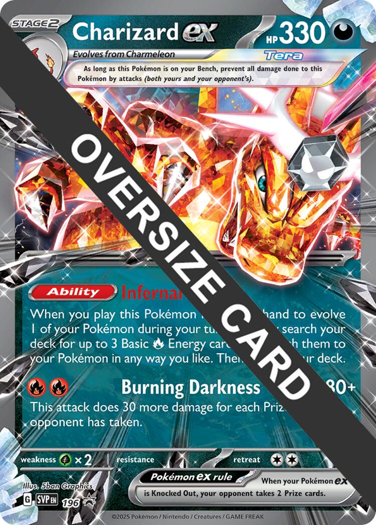Charizard EX (196) (Jumbo Card) [Scarlet & Violet: Black Star Promos] | Exor Games New Glasgow