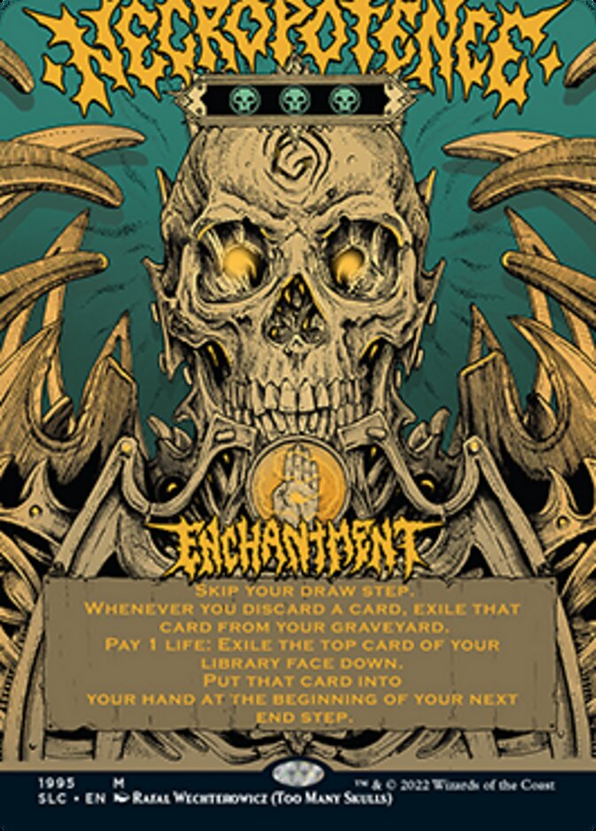 Necropotence (Borderless Alternate Art) [Secret Lair Countdown Kit] | Exor Games New Glasgow