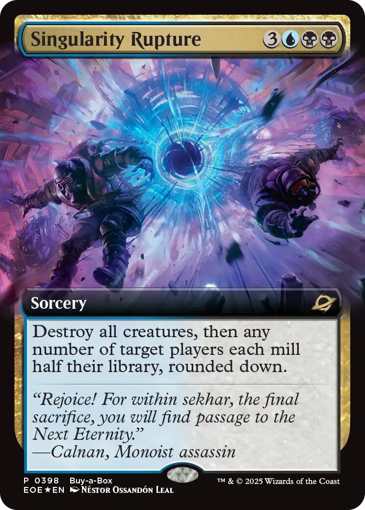 Singularity Rupture (Extended Art) (Buy-A-Box) [Edge of Eternities] | Exor Games New Glasgow