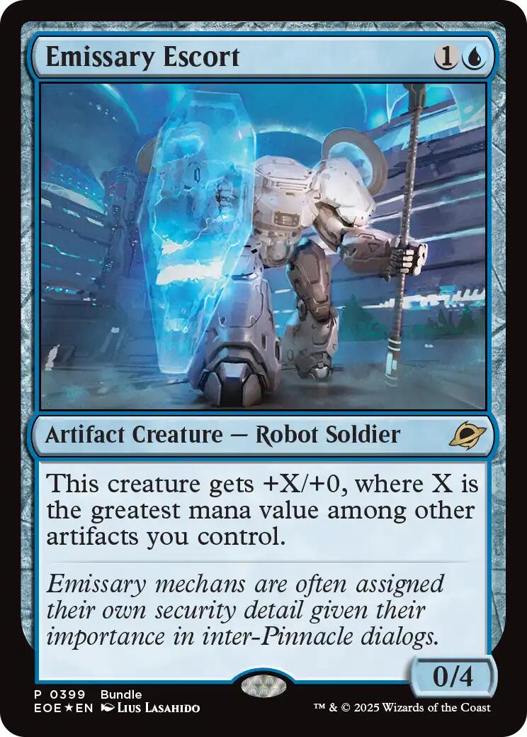 Emissary Escort (Bundle) [Edge of Eternities Promo Pack] | Exor Games New Glasgow