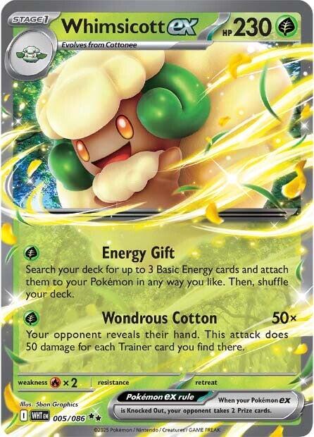 Whimsicott ex (005/086) [Scarlet & Violet: White Flare] | Exor Games New Glasgow
