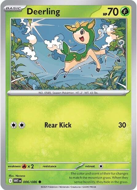 Deerling (006/086) [Scarlet & Violet: White Flare] | Exor Games New Glasgow